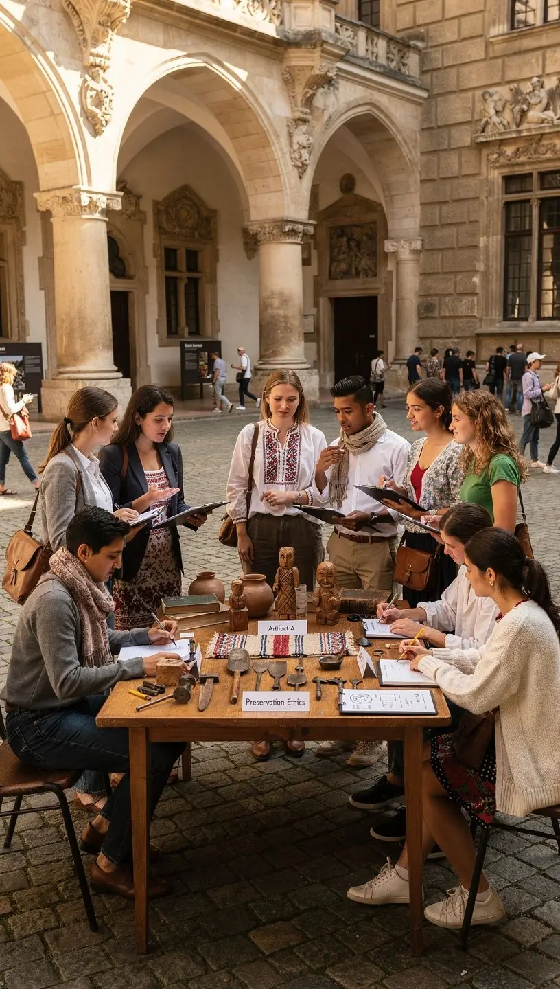 Tudományos kutatás során készült felvétel különböző népcsoportok rituáléiról.